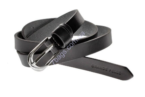 Шкіряний ремінь Argo, чорний