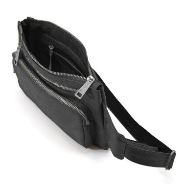 Leather belt bag banana RA-8137-4lx brand TARWA black