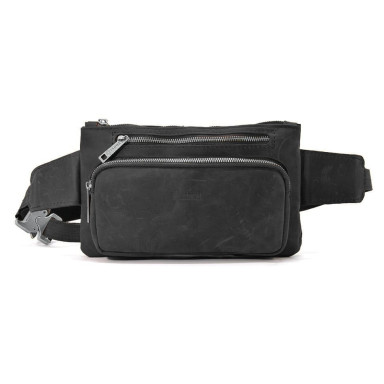Leather belt bag banana RA-8137-4lx brand TARWA black
