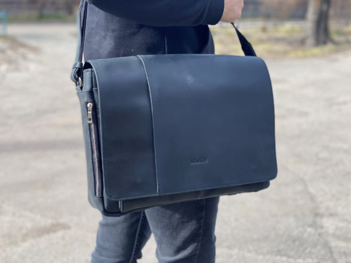 Велика чоловіча сумка через плече Newery N8128KA