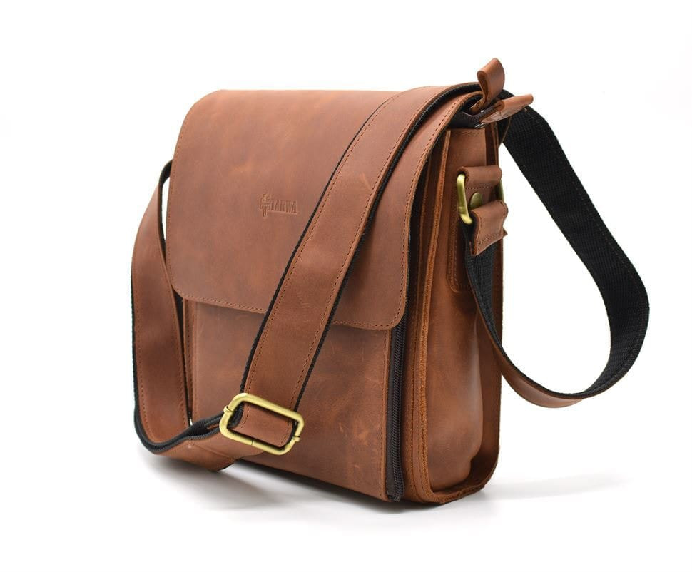 Чоловіча шкіряна сумка через плече RB-3027-3md TARWA