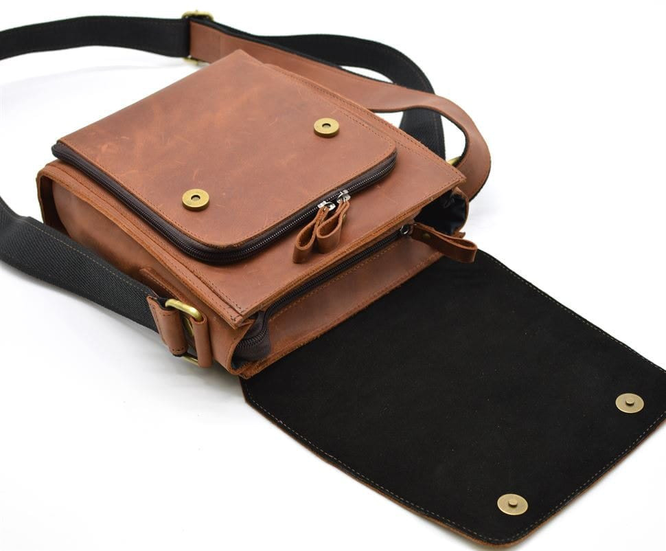 Чоловіча шкіряна сумка через плече RB-3027-3md TARWA