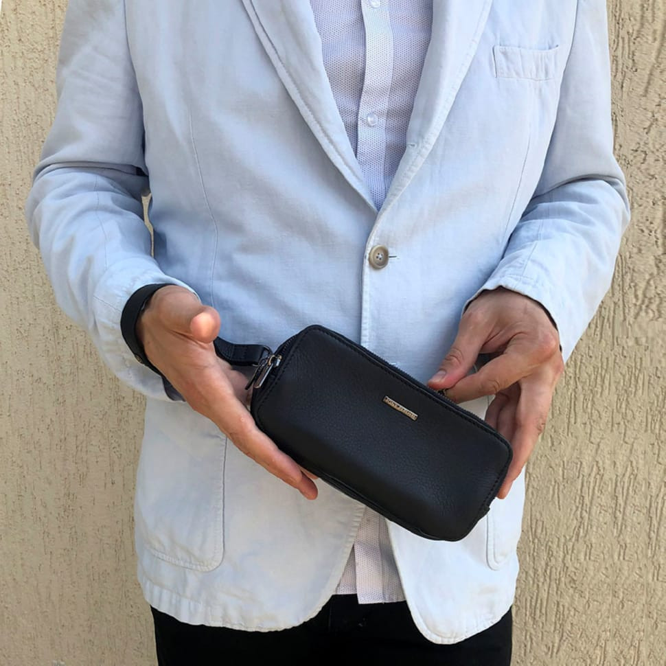 Сумка-клатч шкіряна Newcontatto 6168 синій