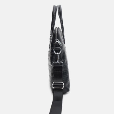 Чоловічі шкіряні сумки Keizer k17241bl-black