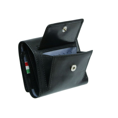 Leather wallet Nevada 3811+RFID nero black