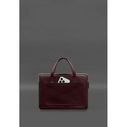 Шкіряний чохол з ручками для ноутбука 13 дюйм