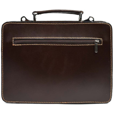Womens leather briefcase Firenze FR7007C brown