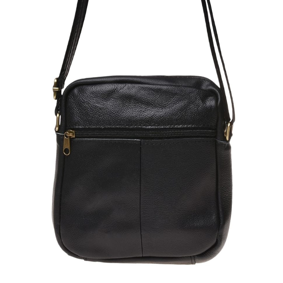 Чоловіча сумка шкіряна Keizer K1111-black