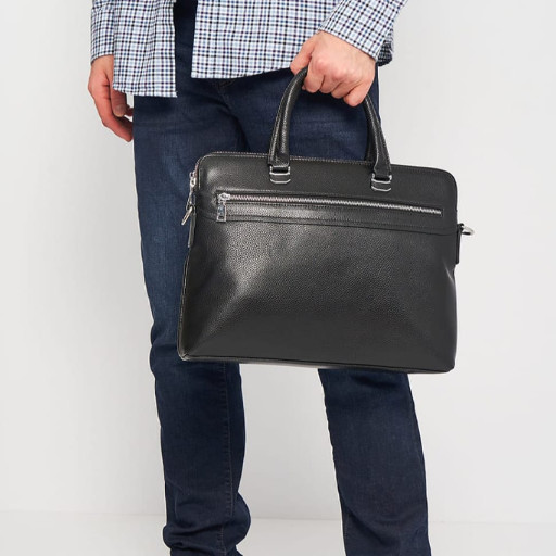 Чоловіча шкіряна сумка Ricco Grande K117610-black