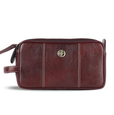 Hammonds Flycatcher TC4002 Brown Leather Toiletry Bag