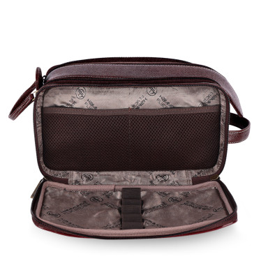 Hammonds Flycatcher TC4002 Brown Leather Toiletry Bag