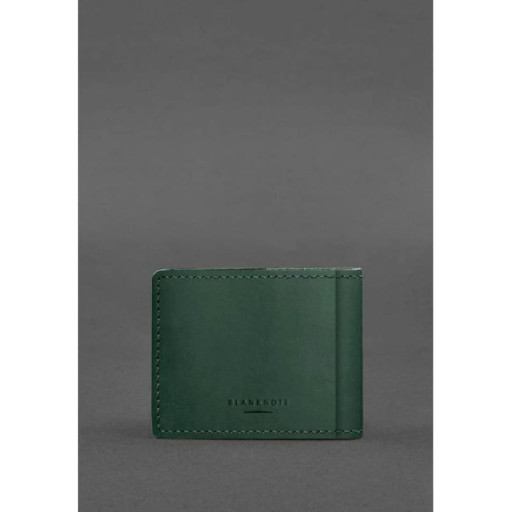 Шкіряна обкладинка для дозволу на зброю зелена Crazy Horse