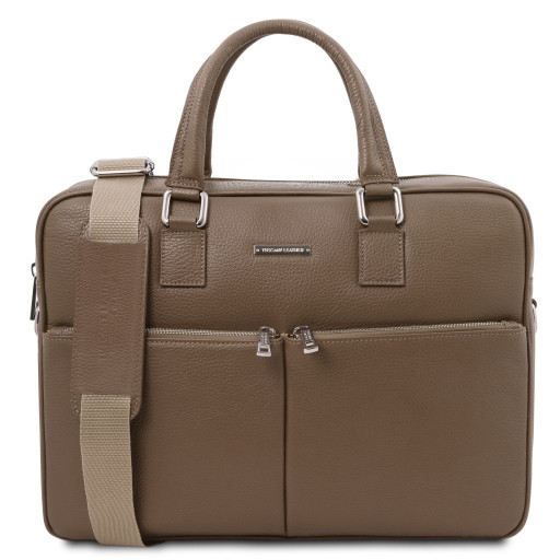 Treviso Leather laptop briefcase