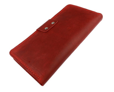 Кошелек женский кожаный SULLIVAN  80248(9) красный