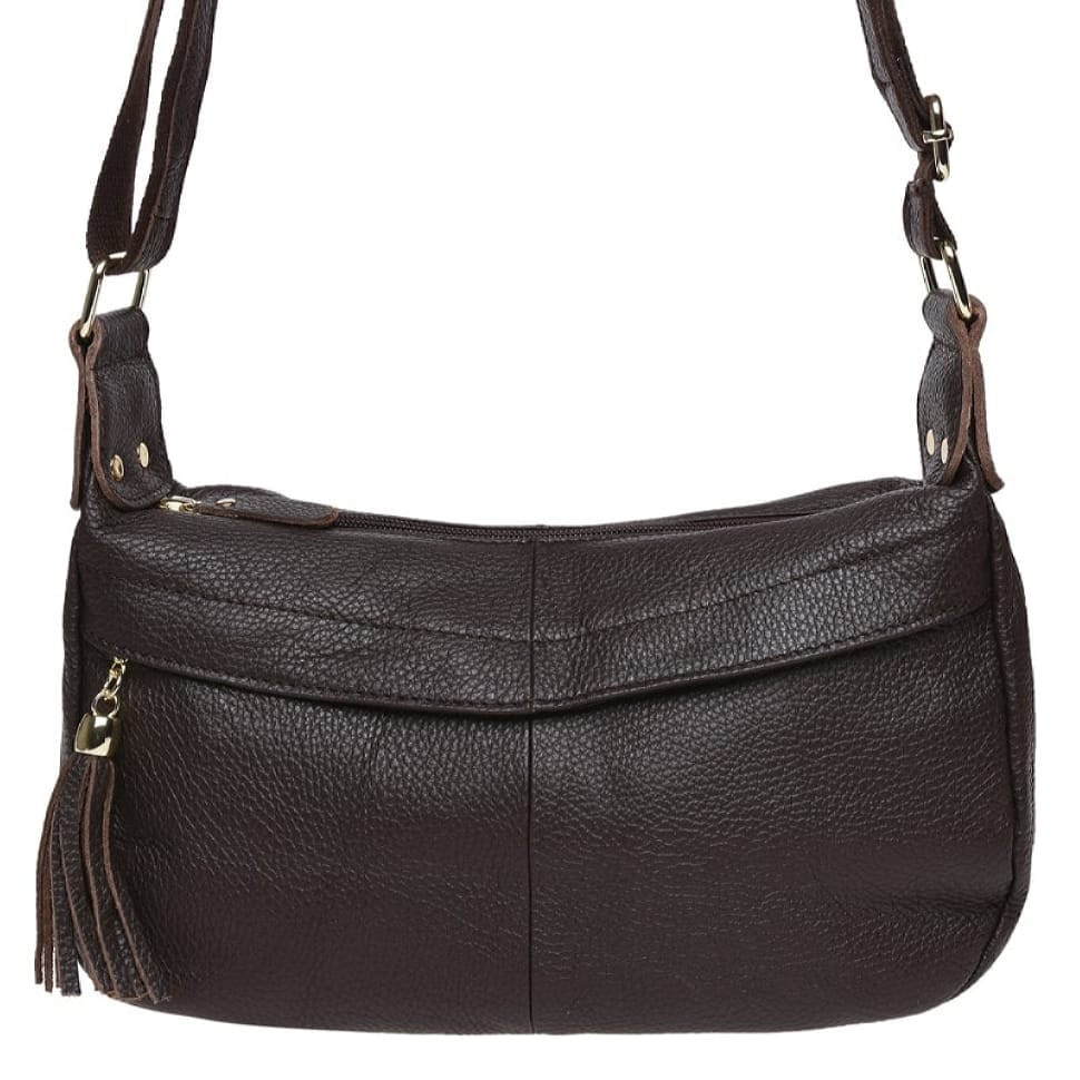 Жіноча шкіряна сумка Borsa Leather 1t300-brown