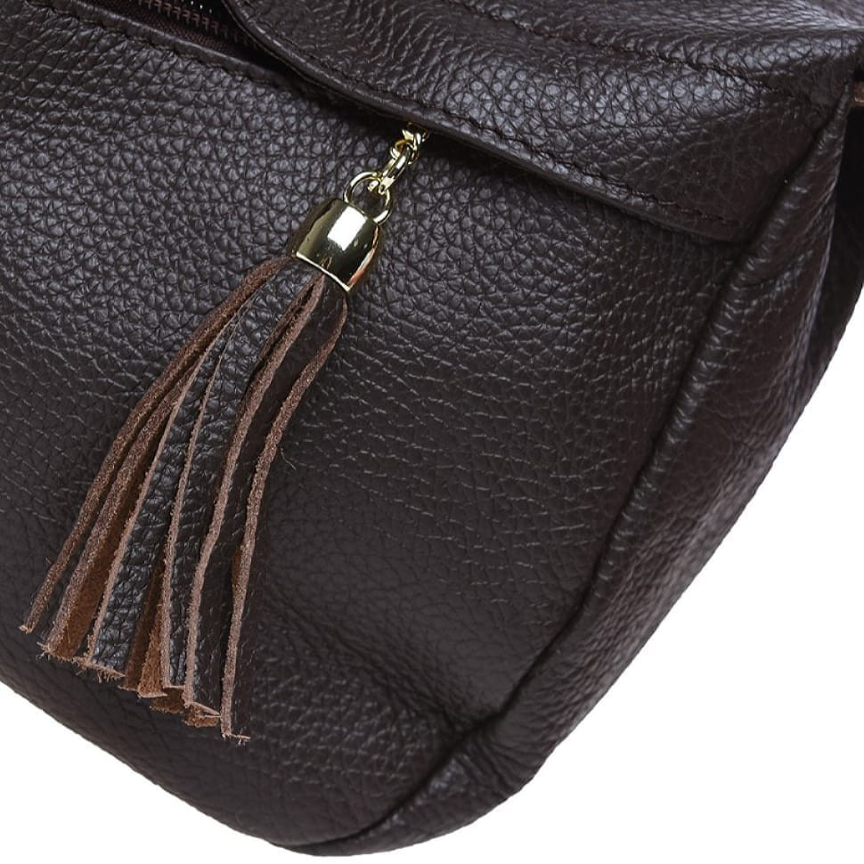 Жіноча шкіряна сумка Borsa Leather 1t300-brown