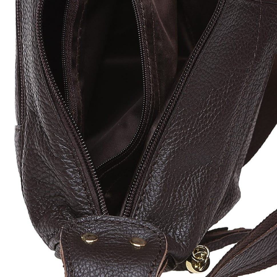 Жіноча шкіряна сумка Borsa Leather 1t300-brown