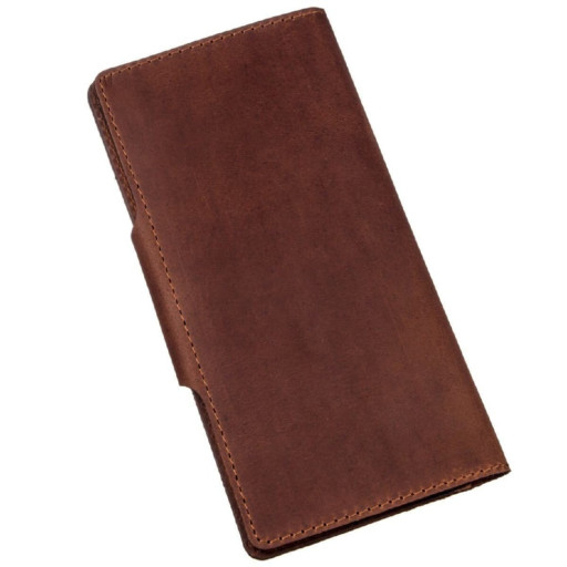 Місткий клатч на два відділення жіночий ST Leather 19249 Бордовий