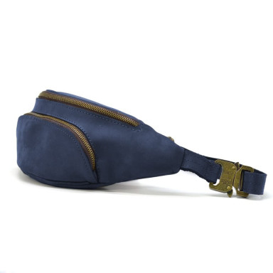 Belt bag banana leather blue RK-30351-3md TARWA