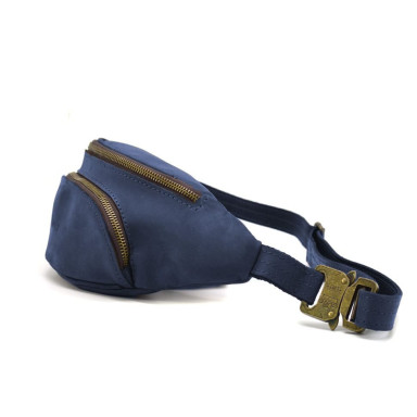 Belt bag banana leather blue RK-30351-3md TARWA