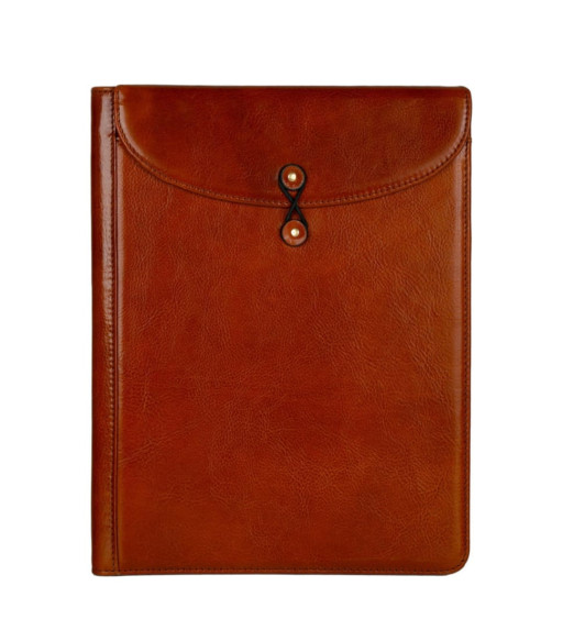 Шкіряна папка - The Loved One - Коньячно-коричневий колір - Time Resistance 5245901