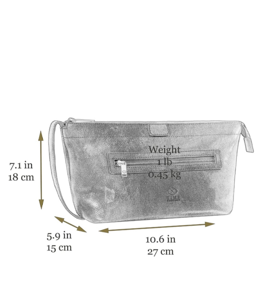 Жіноча шкіряна косметичка Dopp Kit - Ragtime - Коричневий колір - Time Resistance 5239101W