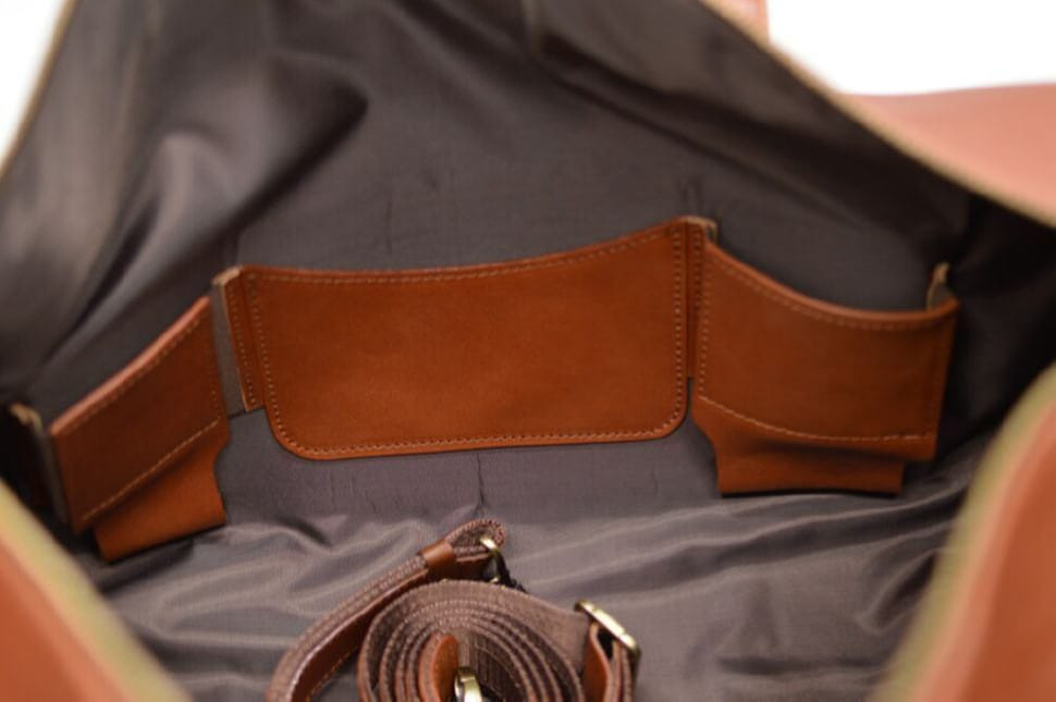Travel bag-barrel made of genuine leather TB-5564-4lx TARWA