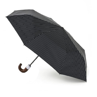 Парасолька чоловіча Fulton G818-019214 Chelsea-2 City Stripe Black/Steel