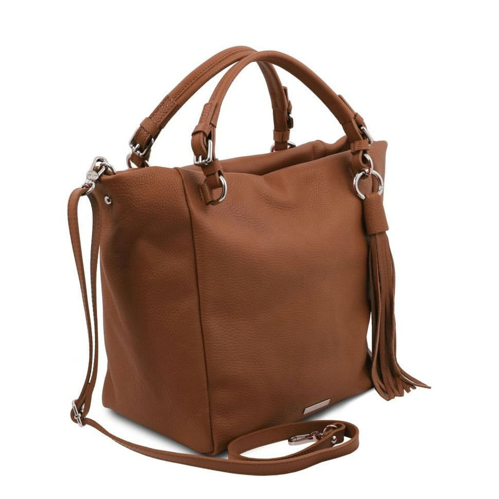 Сумка TL Bag М'яка шкіряна сумка для покупок  Tuscany TL142048