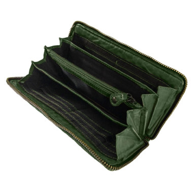 Винтажный кошелек женский Ashwood D81 Green (Зеленый)