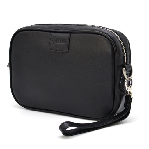 Шкіряна сумка барсетка чорна TARWA GA-7310-4lx