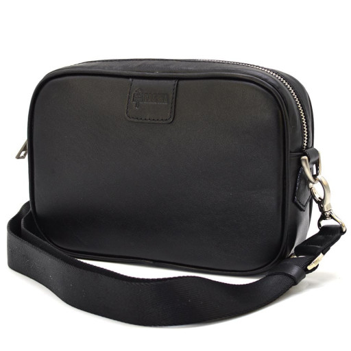 Шкіряна сумка барсетка чорна TARWA GA-7310-4lx
