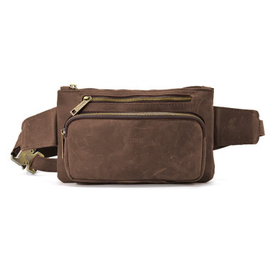Leather belt bag banana RC-8137-4lx brand TARWA brown