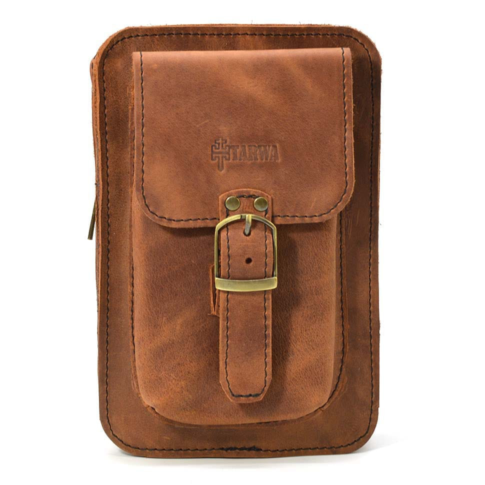 Сумка через плече, сумка напоясна TARWA RB-0076 зі шкіри Crazy Horse