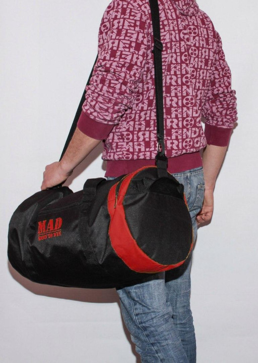 Спортивна сумка – тубус 40L red від MAD™