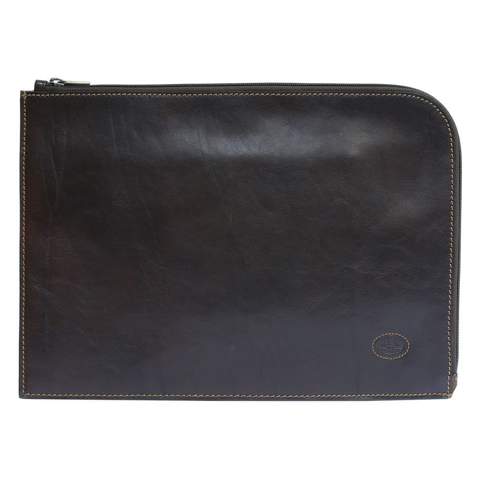 Папка для паперів шкіряна Italico 8017L moro коричневий