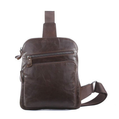 Leather backpack sling mono-harness, calfskin 7195C