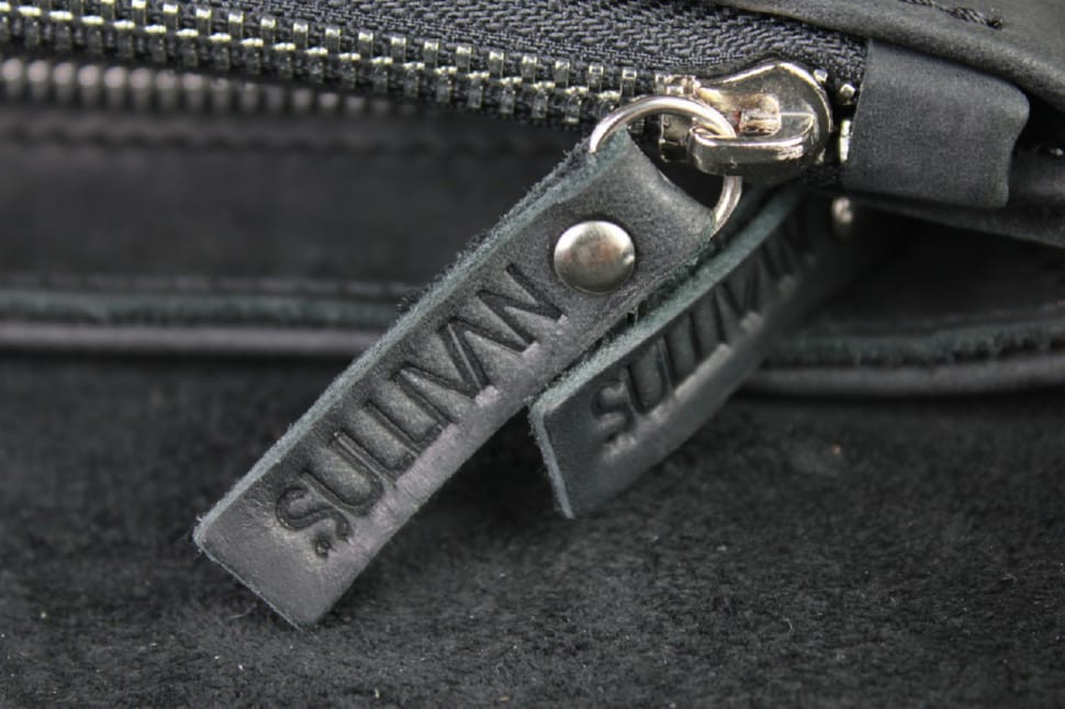 Men's leather shoulder bag SULLIVAN 35467(40) black