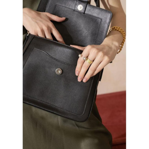 Жіноча шкіряна сумка Jessie чорна