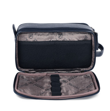 Hammonds Flycatcher TC4002 Blue Leather Toiletry Bag