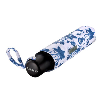 Жіноча парасолька Fulton L907-041826 Morris & Co Minilite-2 UV Daisy Blue Ivory