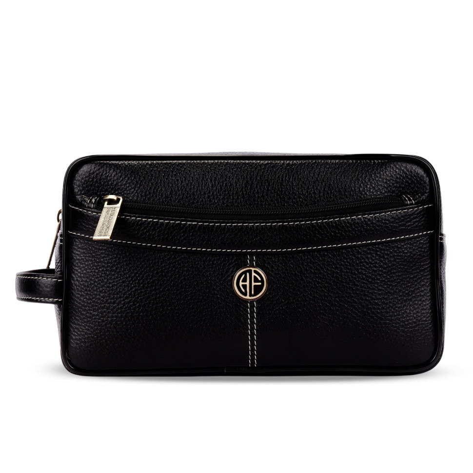 Hammonds Flycatcher TC4004 Black Leather Vanity Case