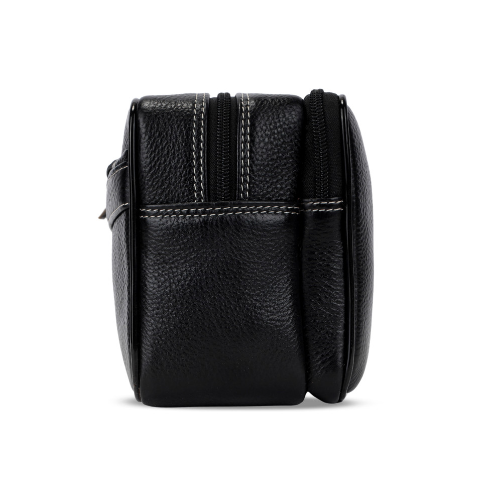 Hammonds Flycatcher TC4004 Black Leather Vanity Case