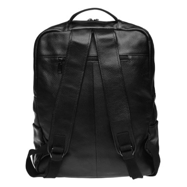 Men's leather backpack Keizer K1552-black