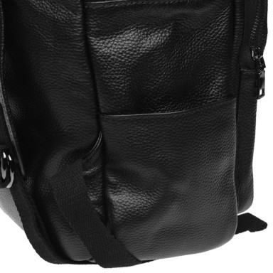 Men's leather backpack Keizer K1552-black