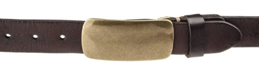 Ремінь чоловічий автомат Vintage 20067 Коричневий