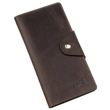 Місткий клатч на два відділення жіночий ST Leather 19250 Рожевий