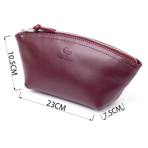 Шкіряна обкладинка для автодокументів GRANDE PELLE 11493 Червоний