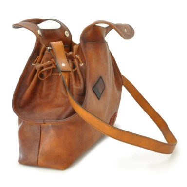 Pratesi BCO145 - Handbag Gaiole in cow leather Bruce Cognac