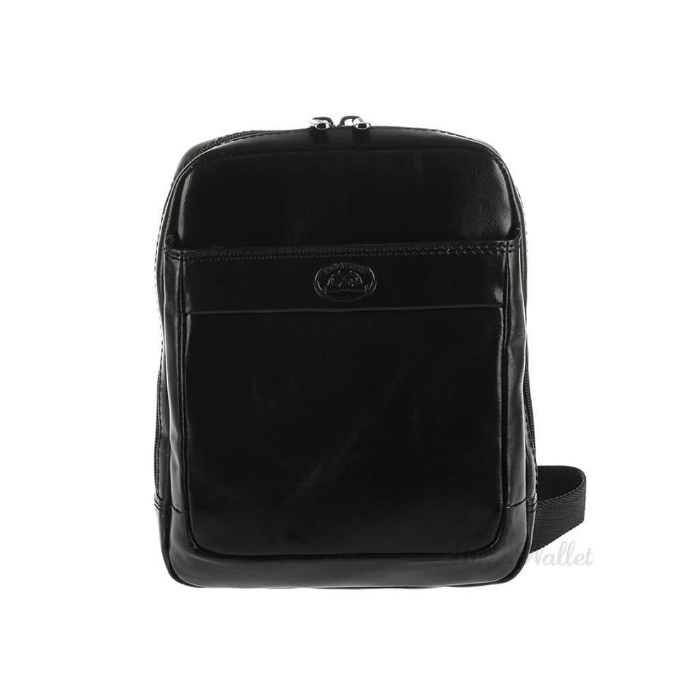 Барсетка м'яка шкіряна TONY PEROTTI 9984-20 чорний